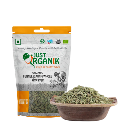 Just Organik Fennel Whole (Saunf)