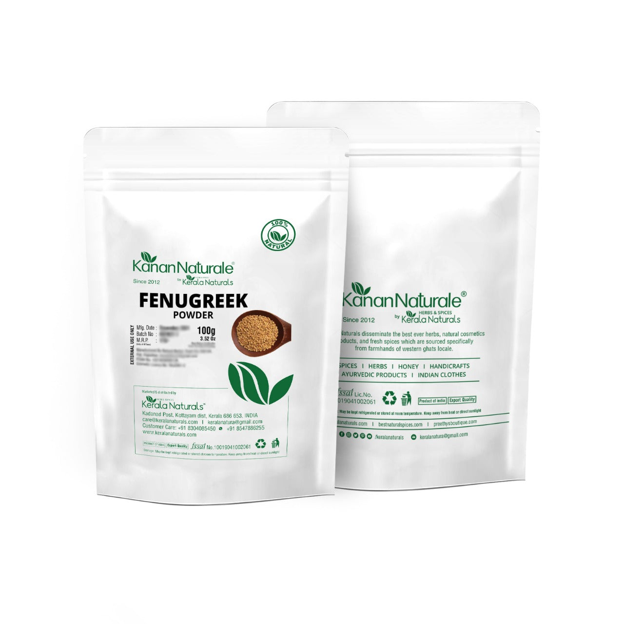 Kerala Naturals Fenugreek Powder