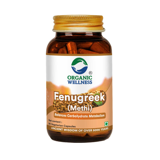Organic Wellness Fenugreek (Methi) 90 Capsules