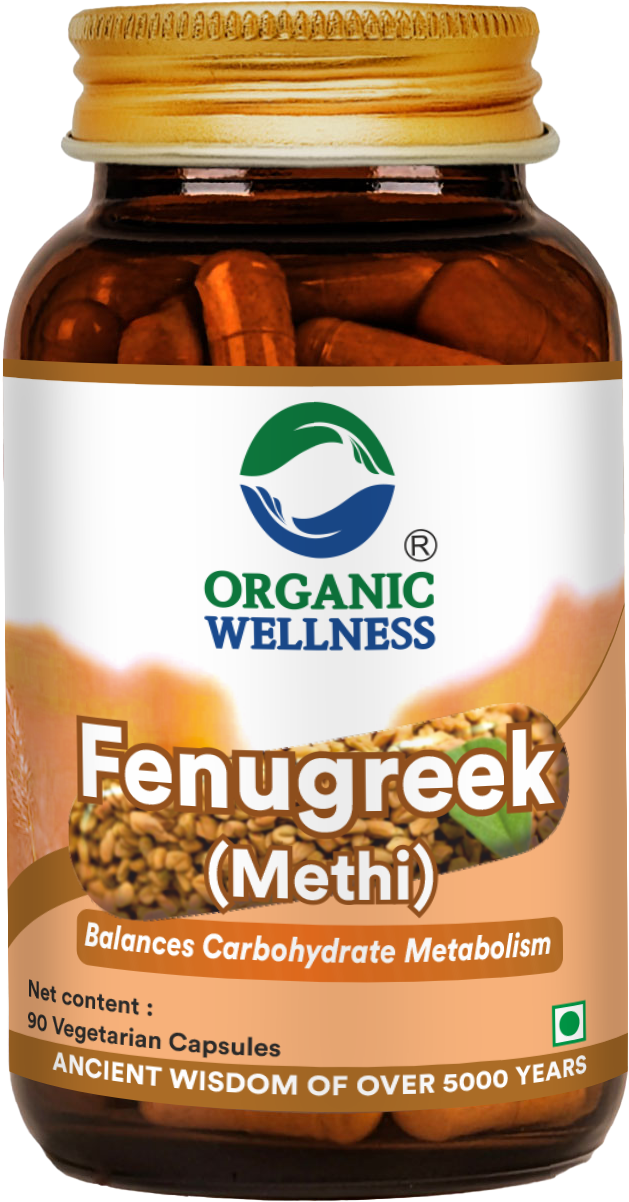 Organic Wellness Fenugreek (Methi) 90 Capsules