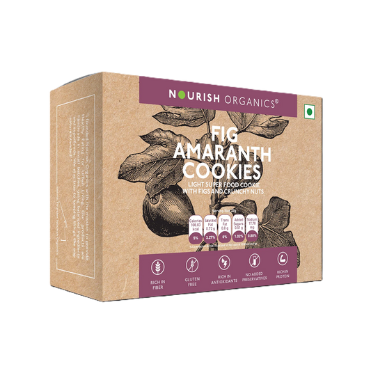 Nourish Organics Fig Amaranth Cookies (110 GM)