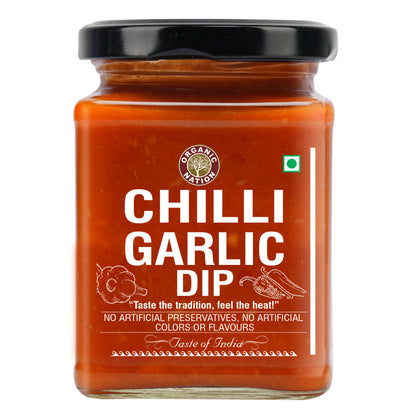 Organic Nation Chilli Garlic Dip (260 GM)