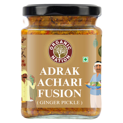Organic Nation Adrak Achari Fusion (Ginger Pickle)