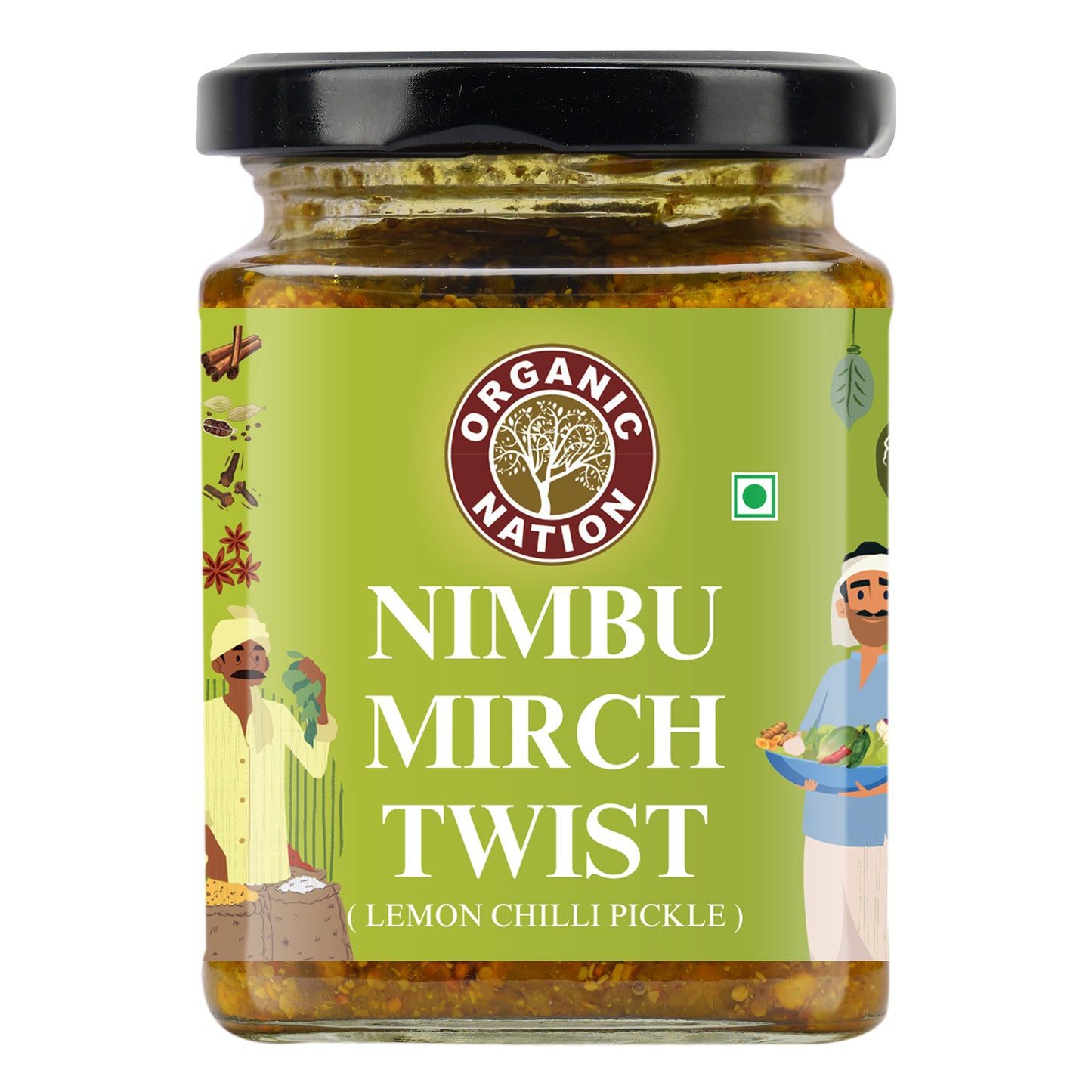 Organic Nation Nimbu Mirch Twist (Lemon Chilli Pickle)