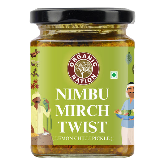Organic Nation Nimbu Mirch Twist (Lemon Chilli Pickle)