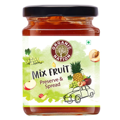 Organic Nation Mixed Fruit Conserve (340 GM)