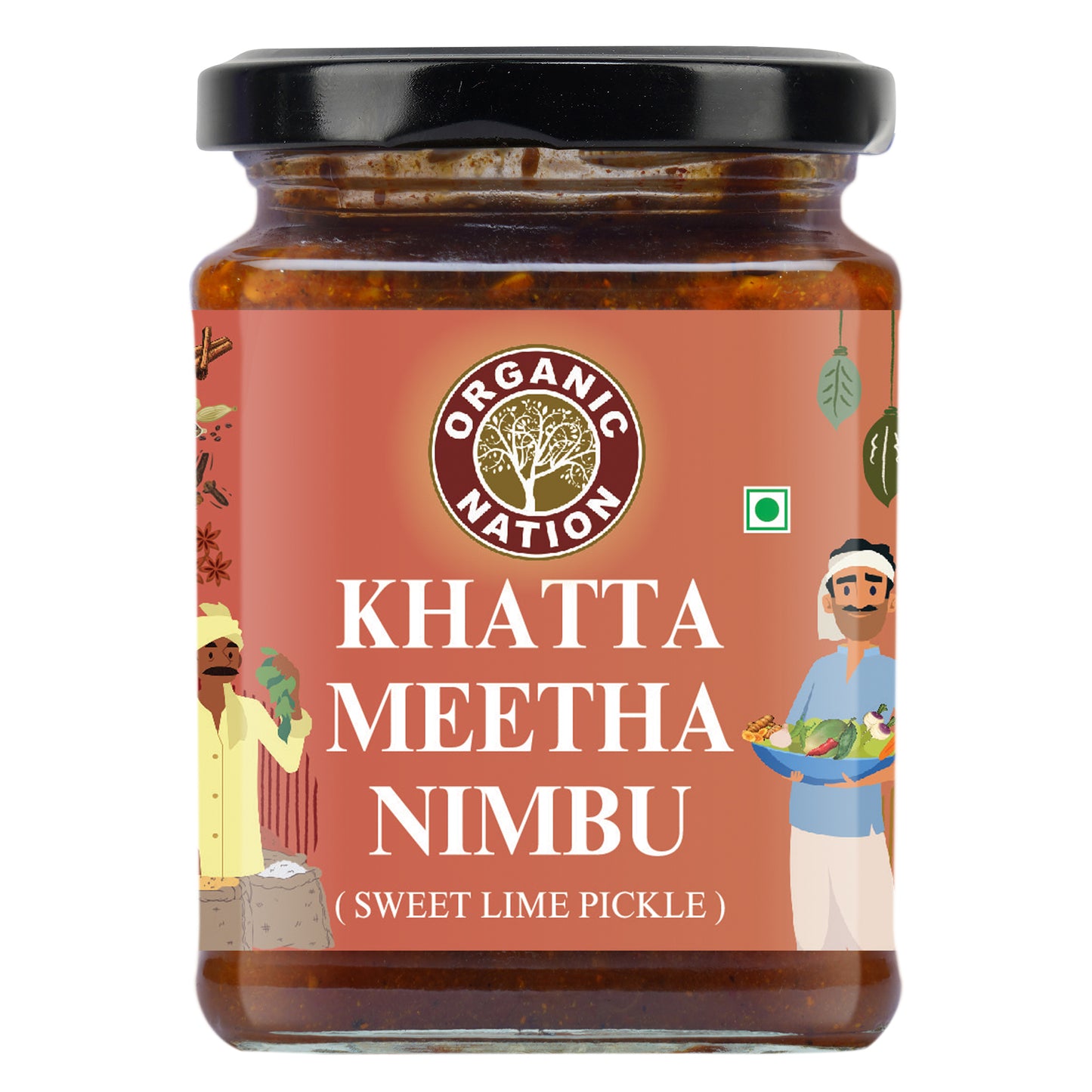 Organic Nation Khatta Meetha Nimbu (Sweet Lemon Pickle)