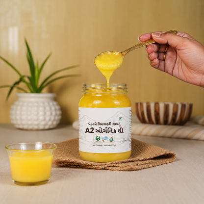 A2 Organic Pahadi Cow Ghee 1 L