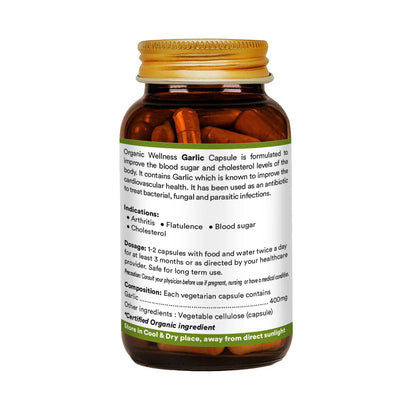 Organic Wellness Garlic 90 Capsules