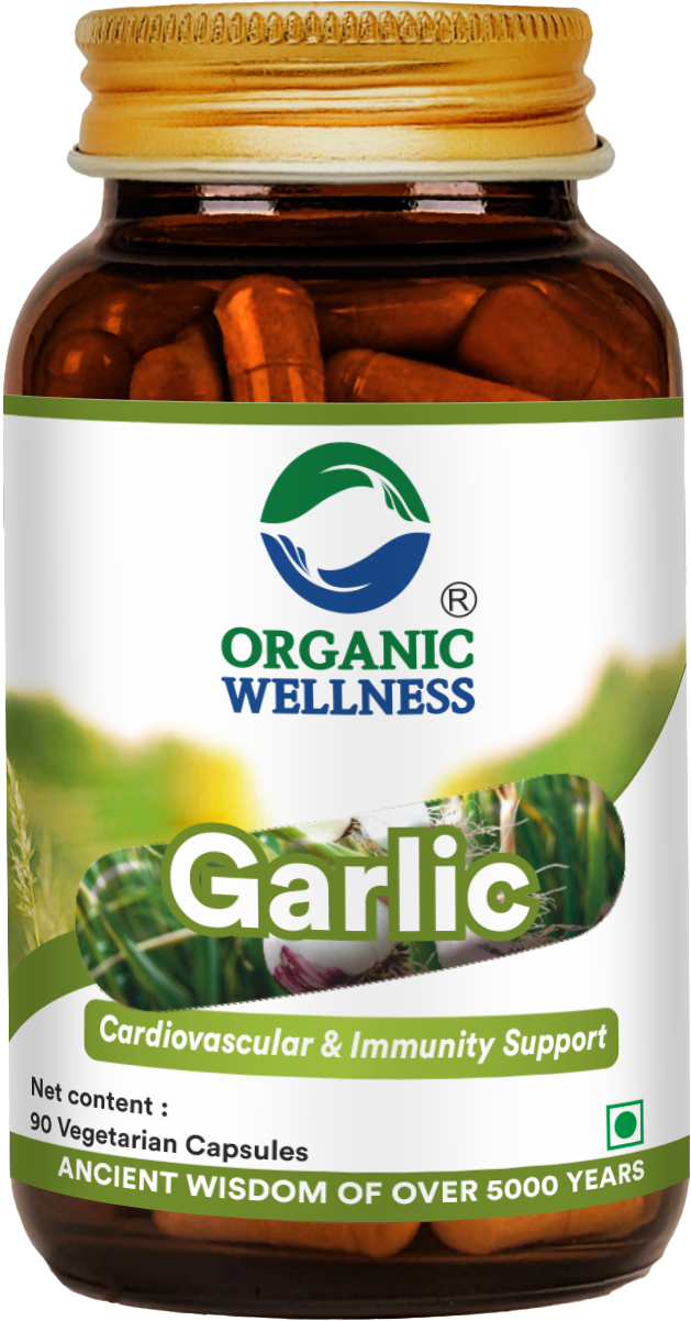 Organic Wellness Garlic 90 Capsules