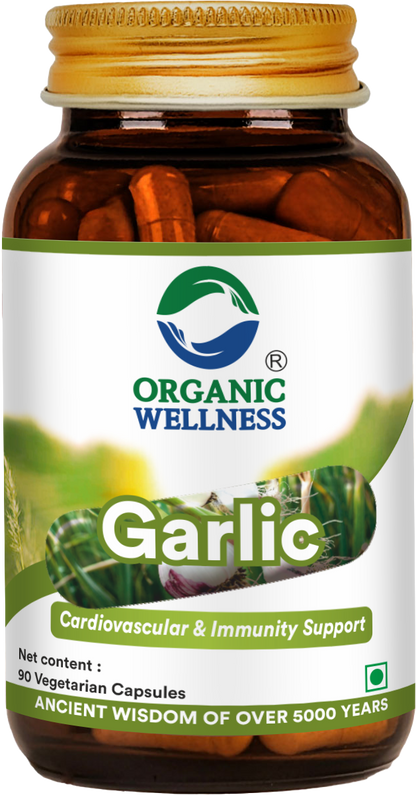 Organic Wellness Garlic 90 Capsules