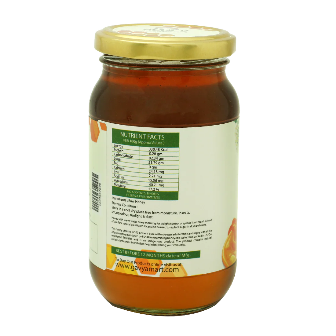 Gavyamart Acacia Honey Raw and Unprocessed