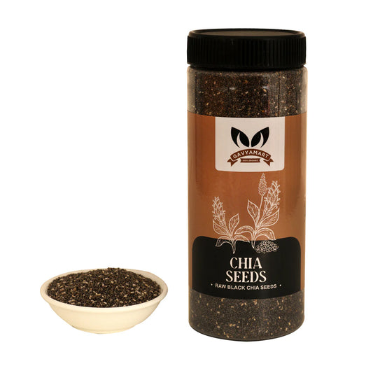 Gavyamart Raw Black Chia Seeds