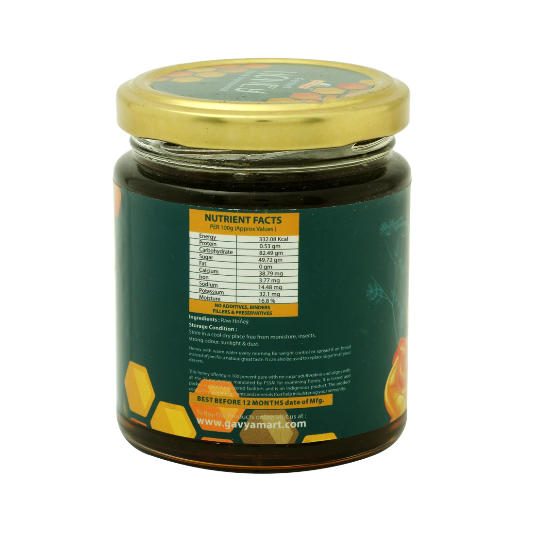 Gavyamart Fennel Honey Raw and Unprocessed