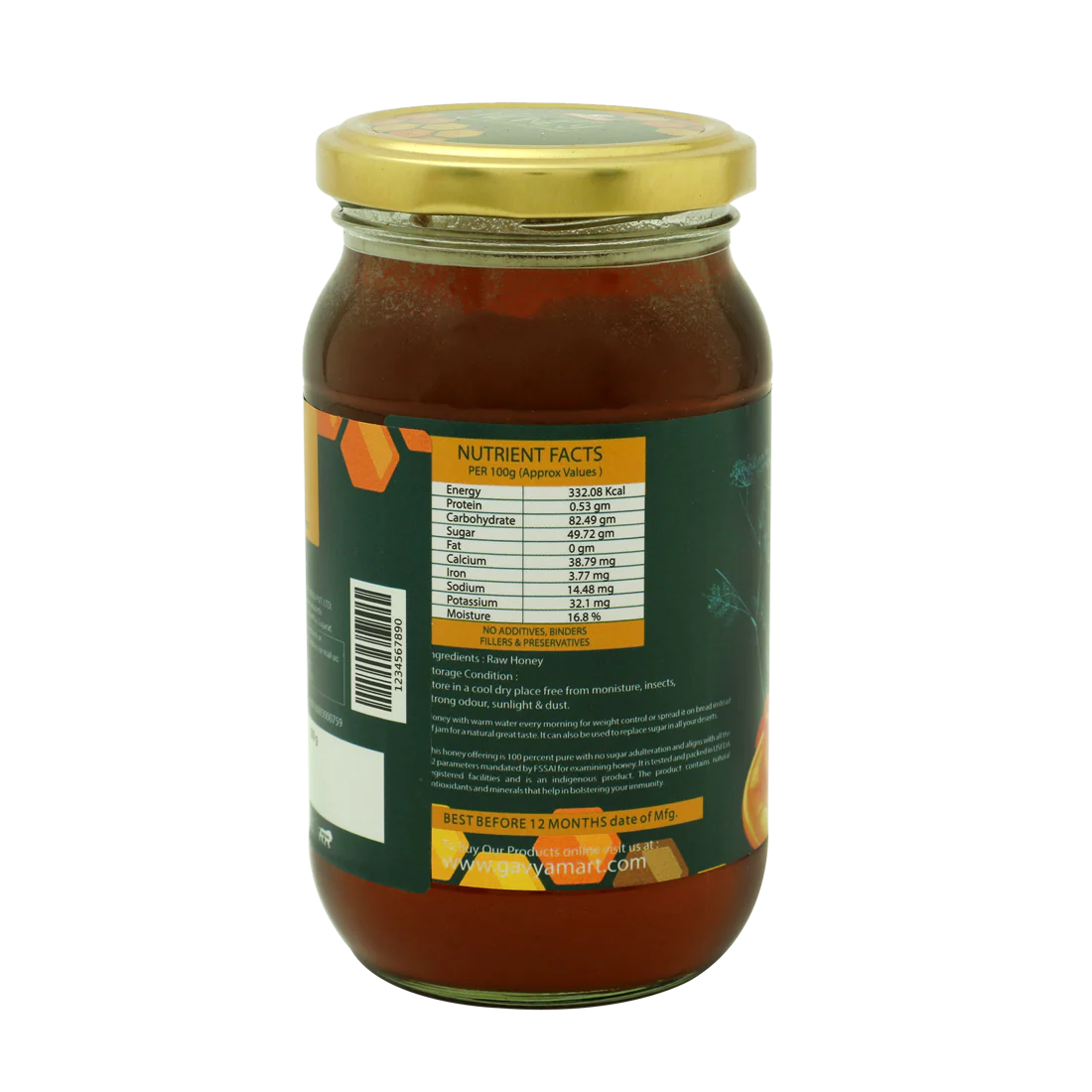 Gavyamart Fennel Honey Raw and Unprocessed