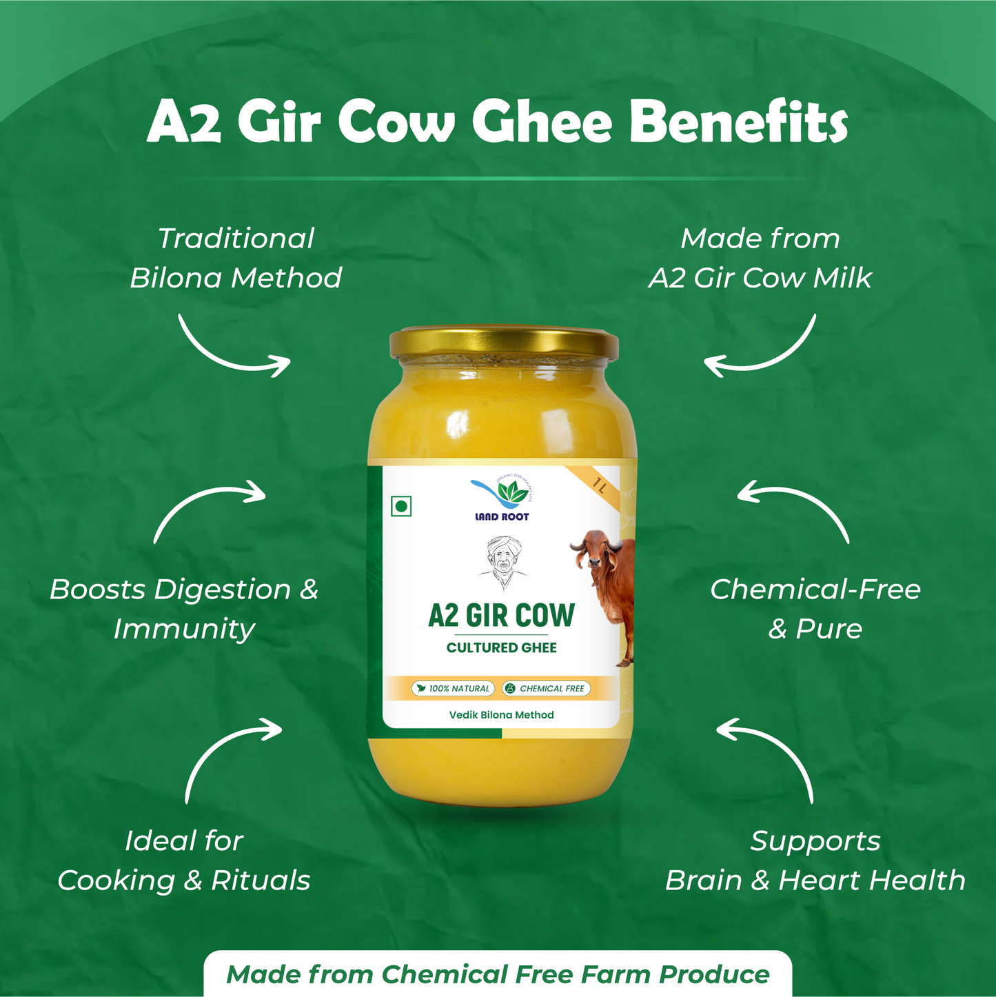 Organic A2 Gir Cow Ghee