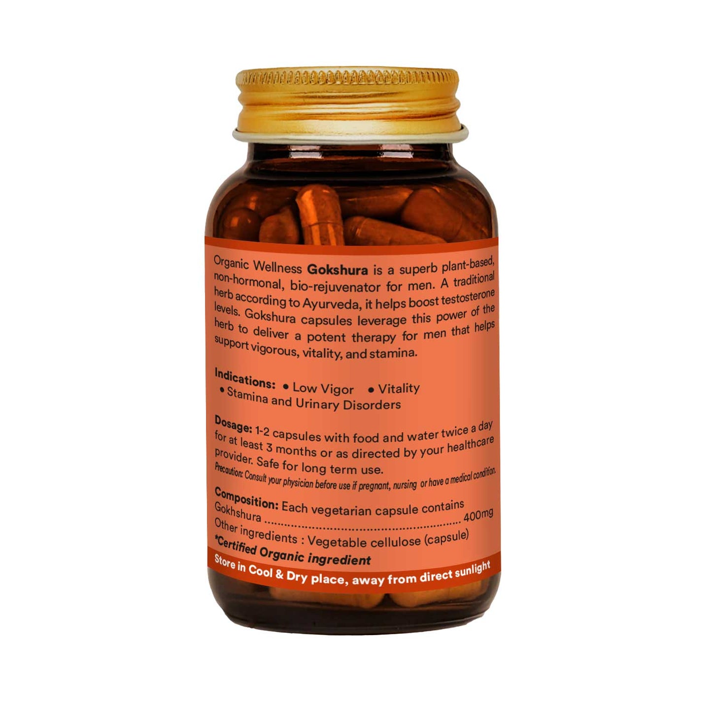 Organic Wellness Gokhshura 90 Capsules