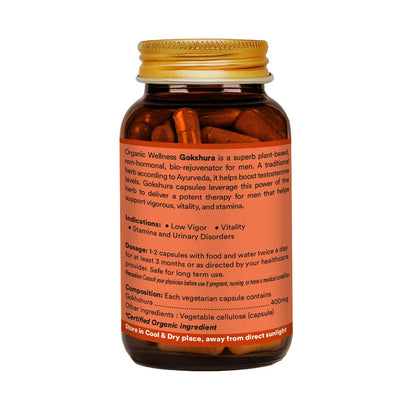 Organic Wellness Gokhshura 90 Capsules