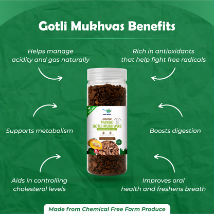 LandRoot Organic Mango Gotli (Kernel) Mukhwas