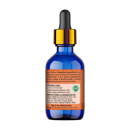 Organic Wellness Grape Fruit Essential Oil for Skin Lightening