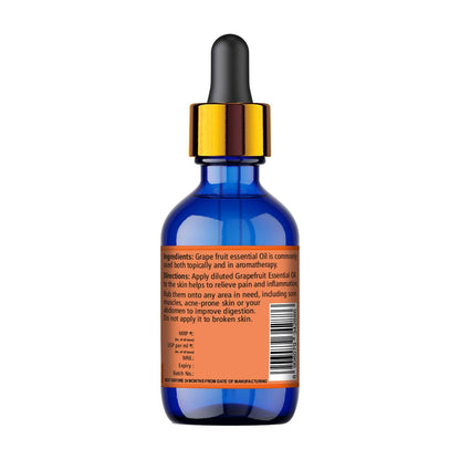 Organic Wellness Grape Fruit Essential Oil for Skin Lightening