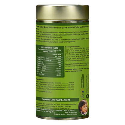 Organic Wellness Tulsi Green Tea Classic