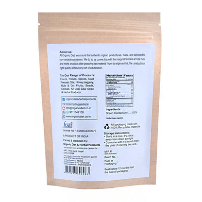 Organic Diet Green Cardamom(Choti Elaichi)