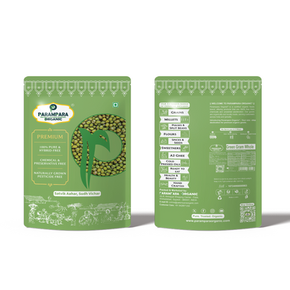 Parampara Organic Green Gram Whole (Moong)