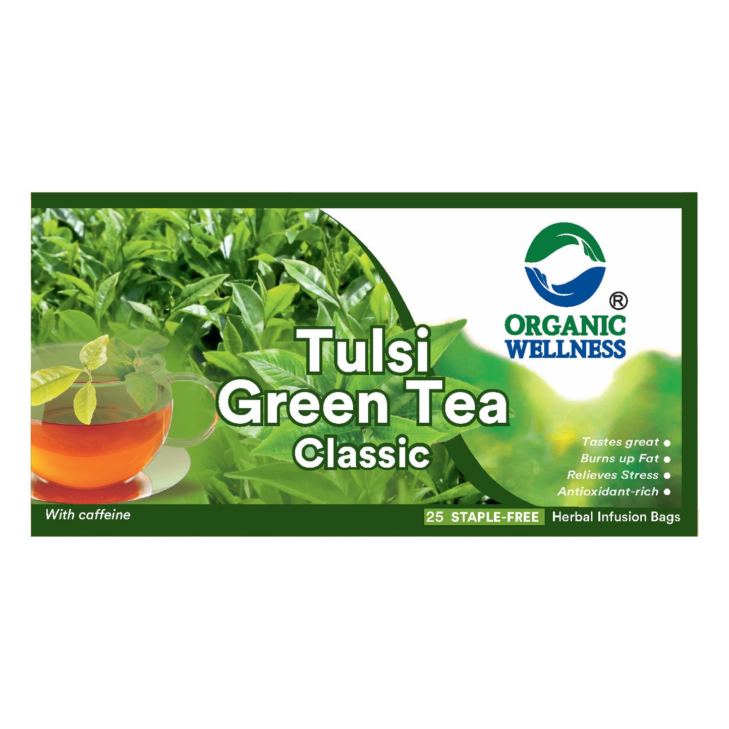 Organic Wellness Tulsi Green Tea Classic