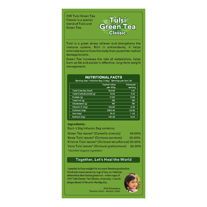 Organic Wellness Tulsi Green Tea Classic