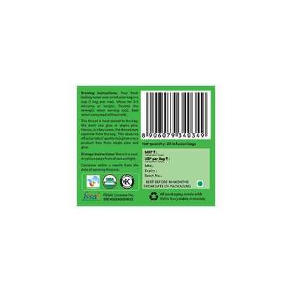 Organic Wellness Tulsi Green Tea Premium