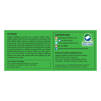 Organic Wellness Tulsi Green Tea Premium