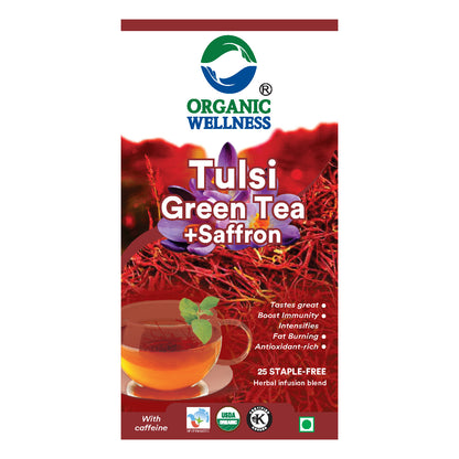 Organic Wellness Green Tea + Saffron