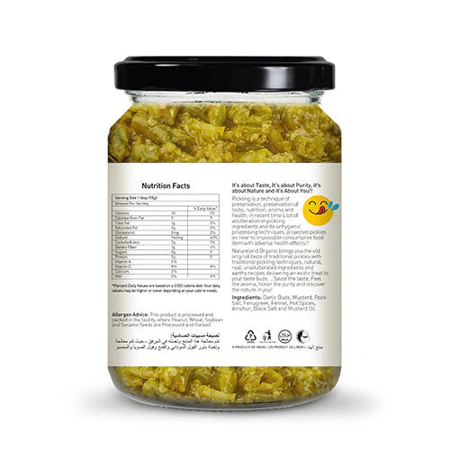 Natureland Organics Green Chilli Pickle 350 GM
