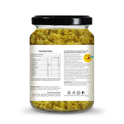 Natureland Organics Green Chilli Pickle 350 GM