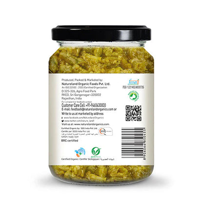 Natureland Organics Green Chilli Pickle 350 GM