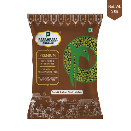 Parampara Organic Green Gram Whole (Moong)