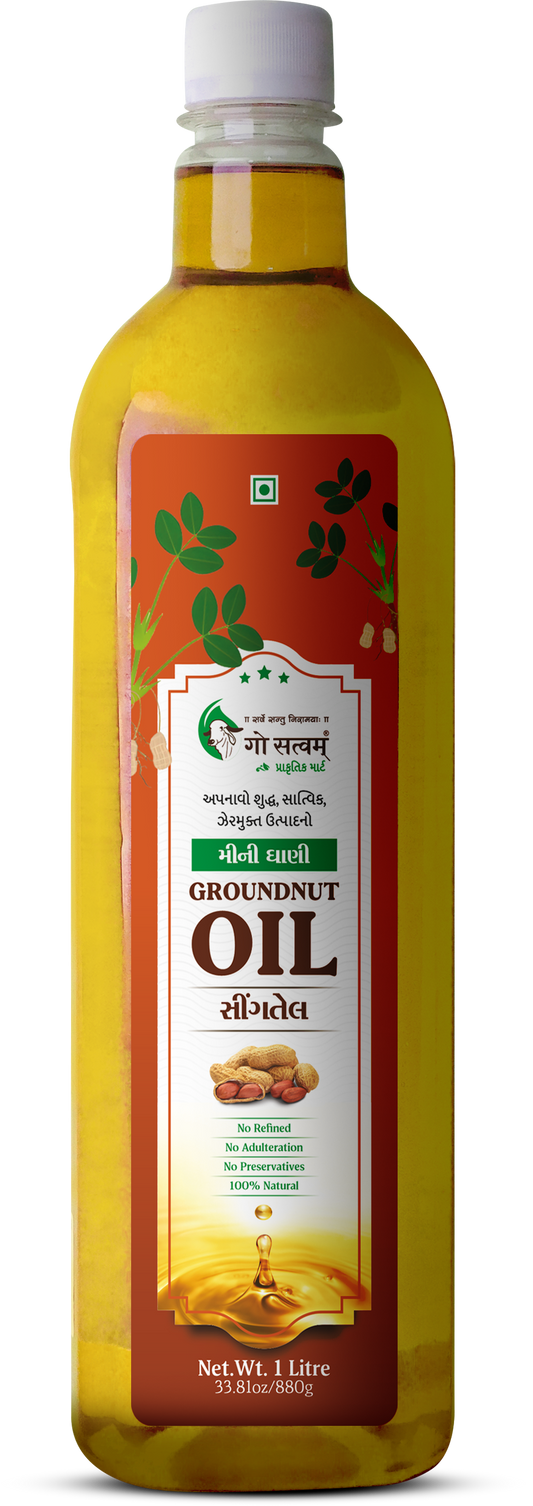 Gosatvam Prakrutik Mart Groundnut Oil