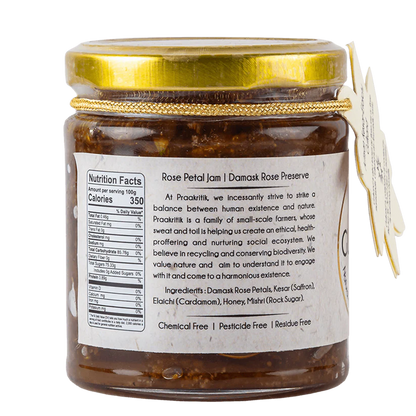 Praakritik Natural Gulkand Kesar Elaichi Artisan - 250g