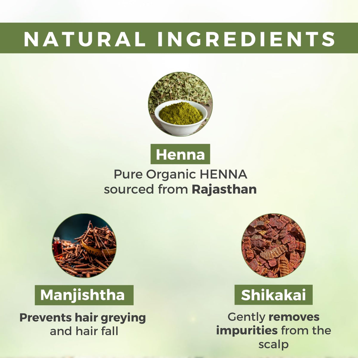 Vegetal Henna Powder for Hair (100 GM)