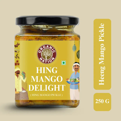 Organic Nation Hing Mango Delight (Hing Ka Aam Pickle)