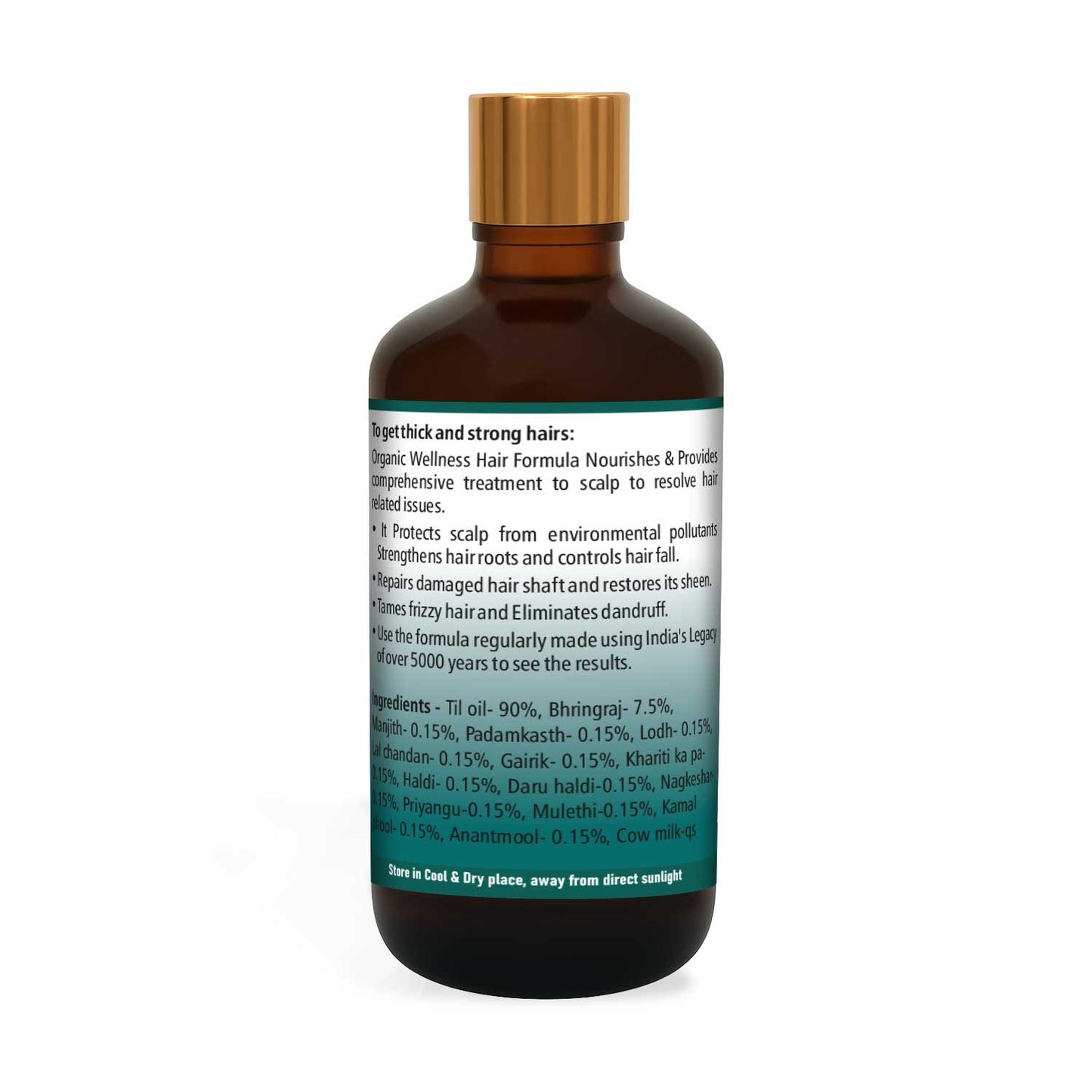 Organic Wellness Hair Oil For Strong Hair
