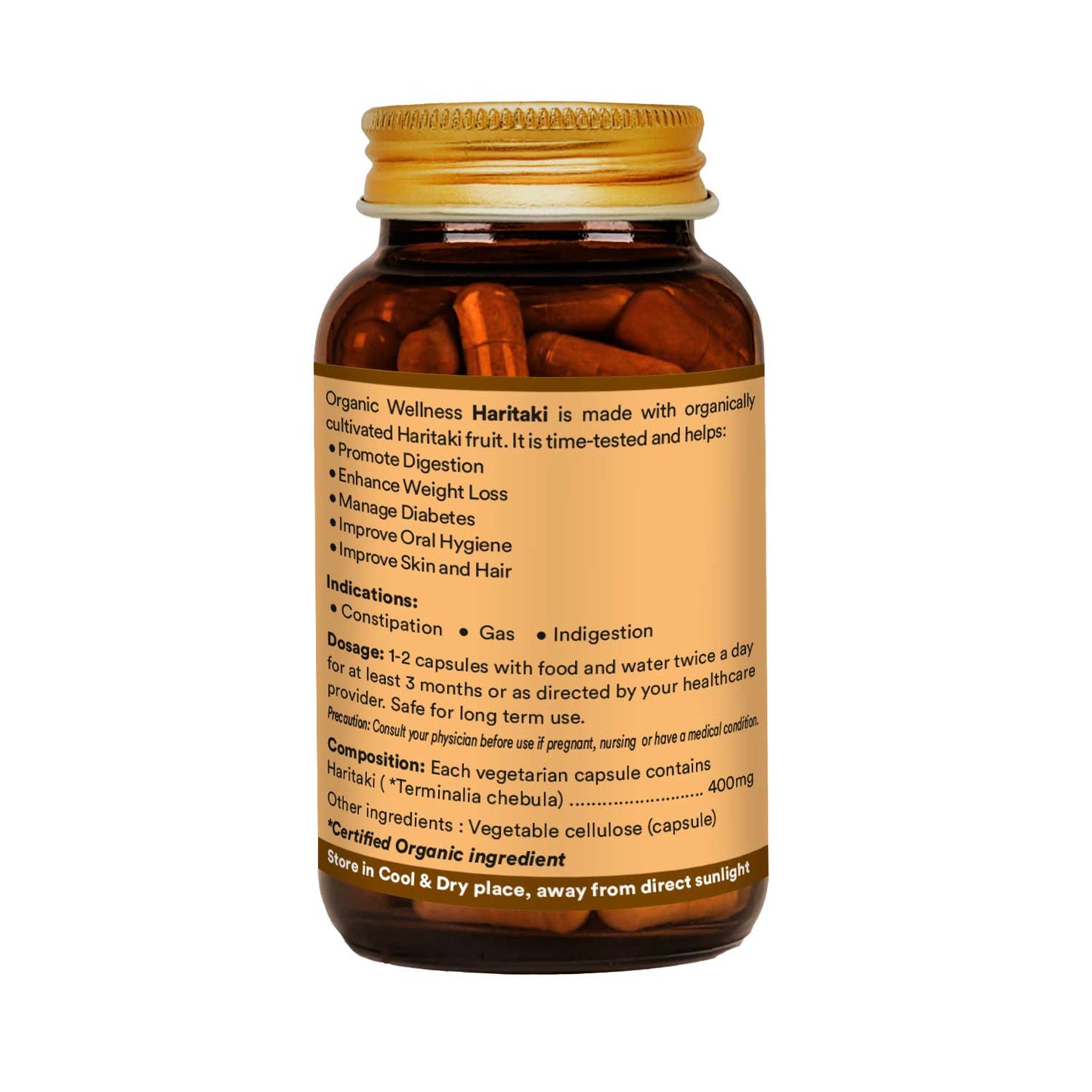 Organic Wellness Haritaki 90 Capsules