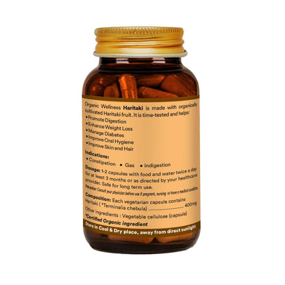 Organic Wellness Haritaki 90 Capsules