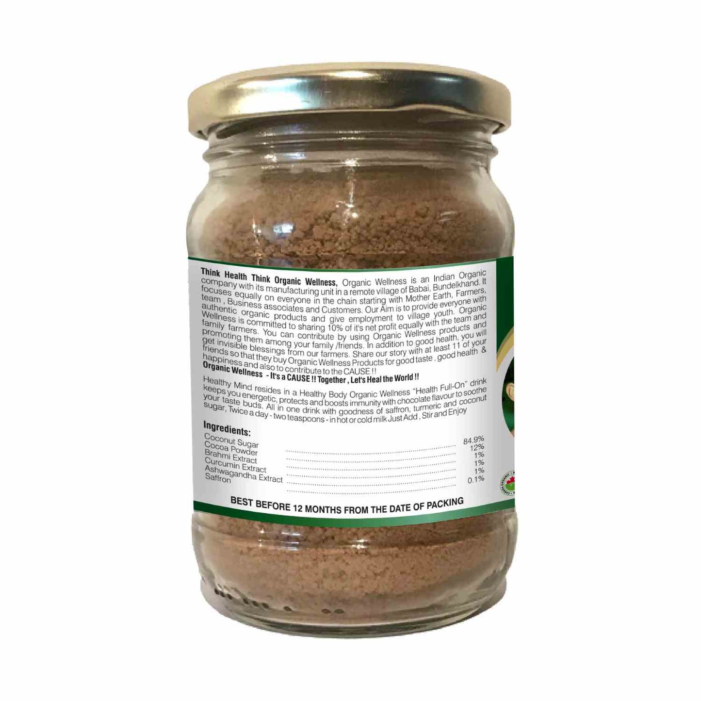 Organic Wellness Chocolate Nutrition Health Drink