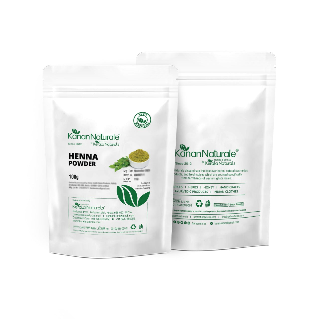 Kerala Naturals Henna Powder (100 GM)