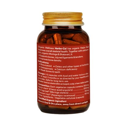 Organic Wellness Herbo Cal 90 Capsules