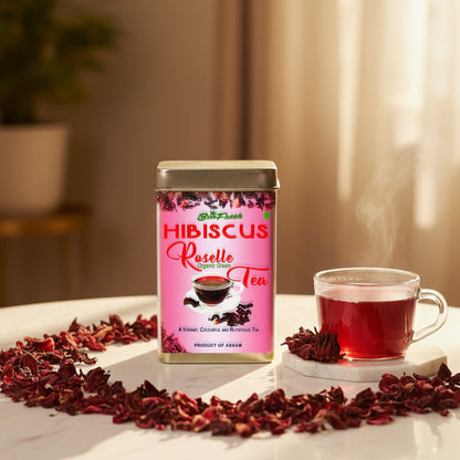 Bonfresh Exotic Organic Tea Hibiscus Roselle Tea (30 GM)