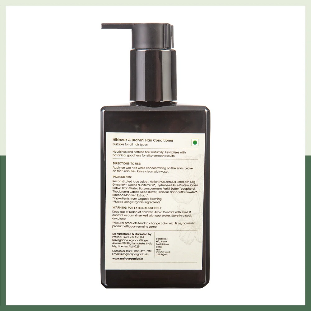 Naija Organics Hibiscus & Brahmi Conditioner