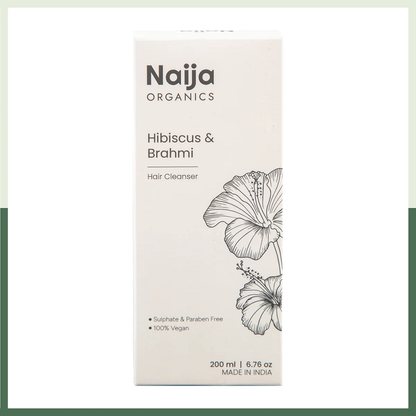Naija Organics Hibiscus & Brahmi Hair Cleanser / Shampoo (200 ML)
